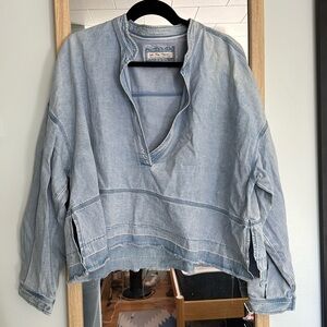 Free people Jude denim top